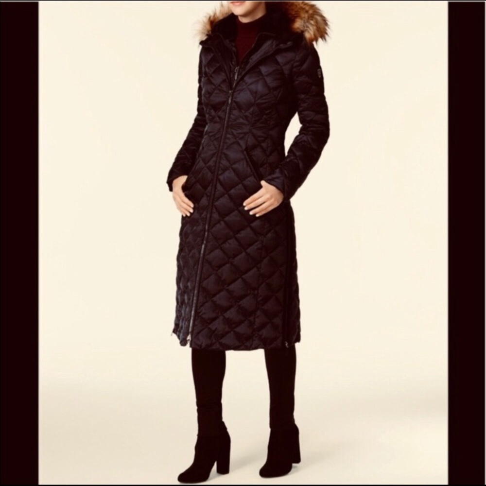 Laundry by Shelli Segal Long Down Coat